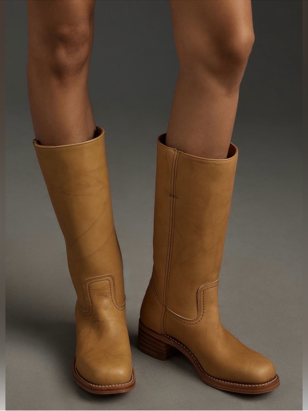 Free People x Frye Campus 14L Boots Size 8 Wide Calf NIB - Picture 2 of 16